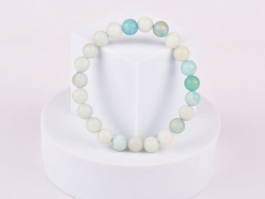Amazonite crystal for balancing energy and promoting tranquility.