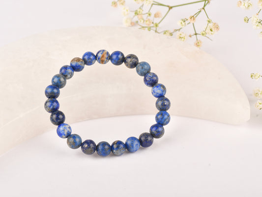 Lapis Lazuli stone promoting wisdom and inner truth.