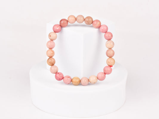 Rhodonite crystal used for forgiveness and emotional clarity.