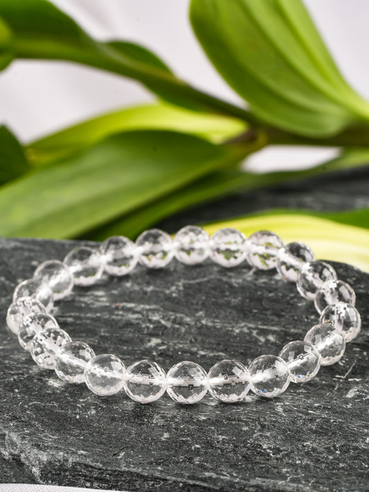 Clear Quartz crystal used for healing, amplifying energy, and purification.