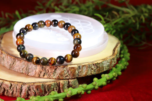 Multi Tiger's Eye stones providing spiritual balance and personal empowerment.