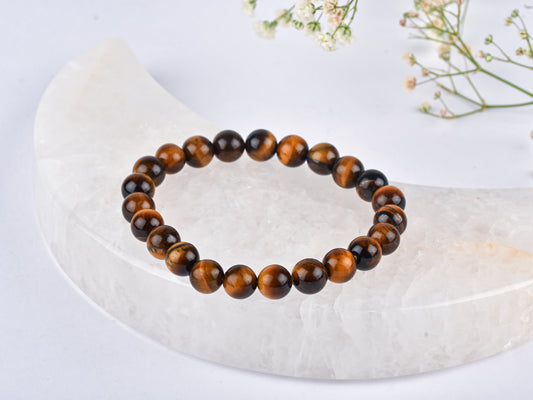 Tiger's Eye crystal stone for courage and personal empowerment.