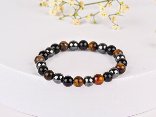 Triple protection crystal collection for spiritual protection.